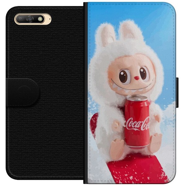 Huawei Y6 (2018) Tegnebogsetui Labubu Summer Edition
