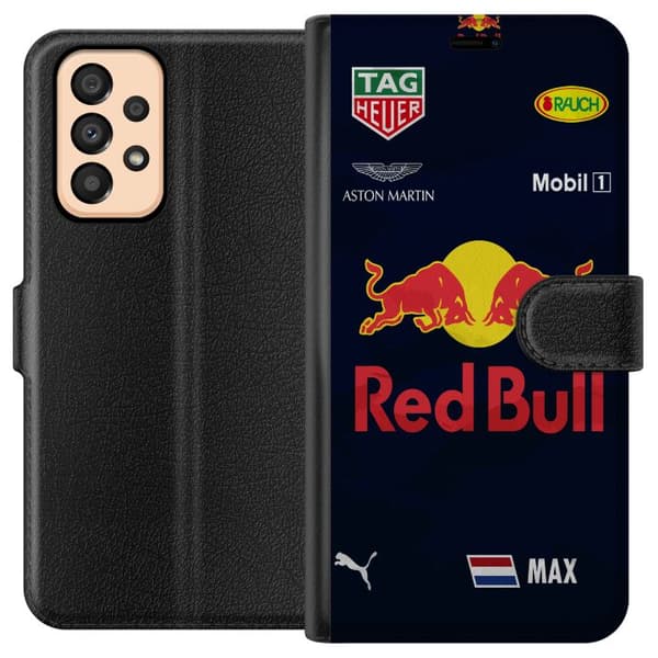 Kompatibelt Plånboksfodral till Samsung Galaxy A33 5G Red Bull Formula 1