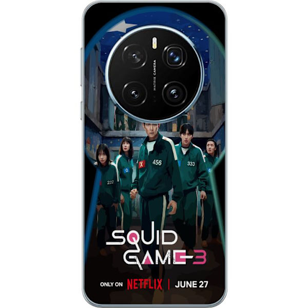 Honor Magic7 Pro Läpinäkyvä kuori Squid Game Kausi 3 TV-sarjan hahmot Suositut TV-sarja Motiivit Ikoni Jännitys Draama Aasialainen suunnittelu Tre