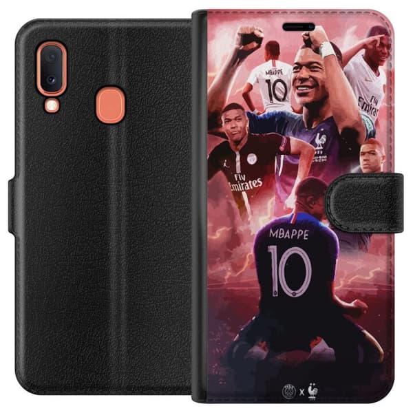 Kompatibelt Lommeboketui til Samsung Galaxy A20e Mbappe