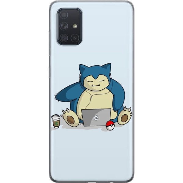 Samsung Galaxy A71 Gennemsigtig cover Pokemon Rolig