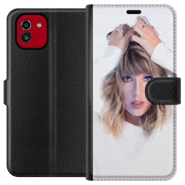 Samsung Galaxy A03 Lompakkokotelo Taylor Swift