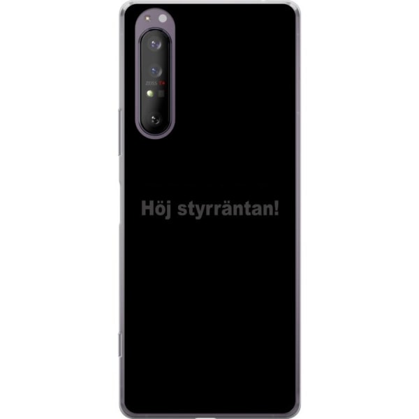 Sony Xperia 1 II Gennemsigtig cover Hæv styrraten!