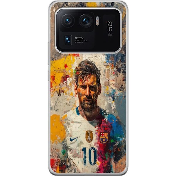 Xiaomi Mi 11 Ultra Läpinäkyvä kuori Messi Art