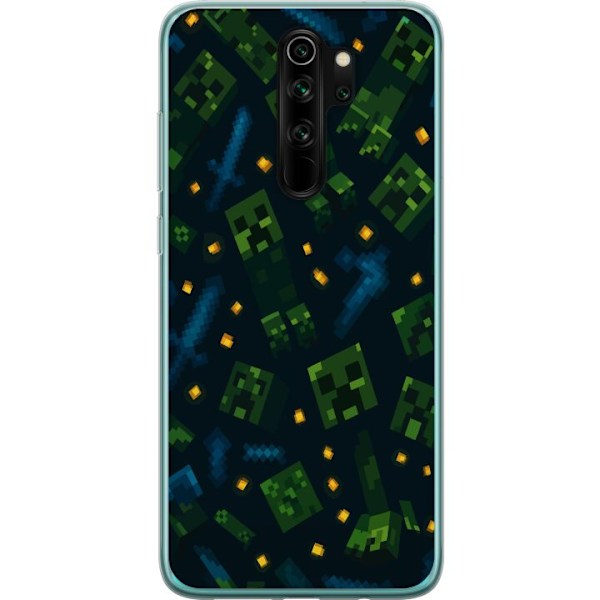 Xiaomi Redmi Note 8 Pro  Läpinäkyvä kuori Minecraft Dungeons Mob