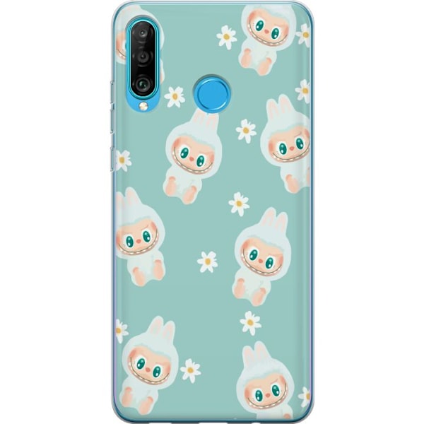 Huawei P30 lite Gjennomsiktig deksel Labubu Candy Vibes