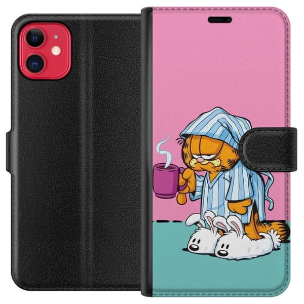 Kompatibel Tegnebogsetui til Apple iPhone 11 Garfield