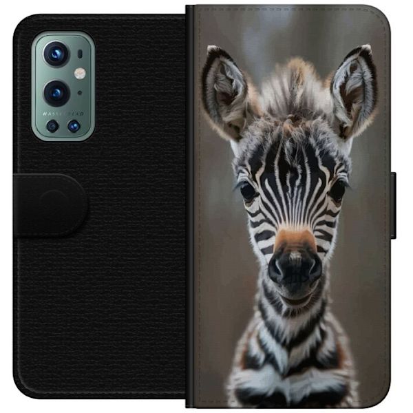 OnePlus 9 Pro Tegnebogsetui Giraf Dyretema Afrika Natur Grafisk Motiv Savanne Vilde Dyr Populær Vægkunst Eksotisk Tema