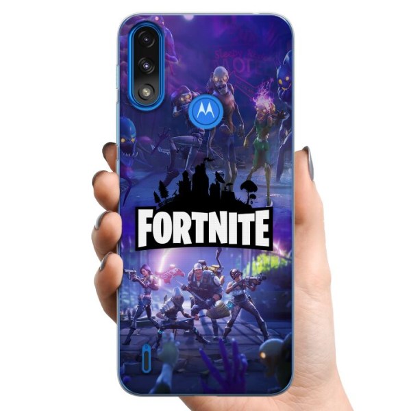 Motorola Moto E7 Power TPU Mobilskal Fortnite