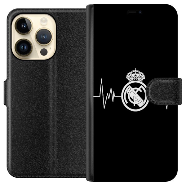 Apple iPhone 14 Pro Lompakkokotelo Real Madrid CF