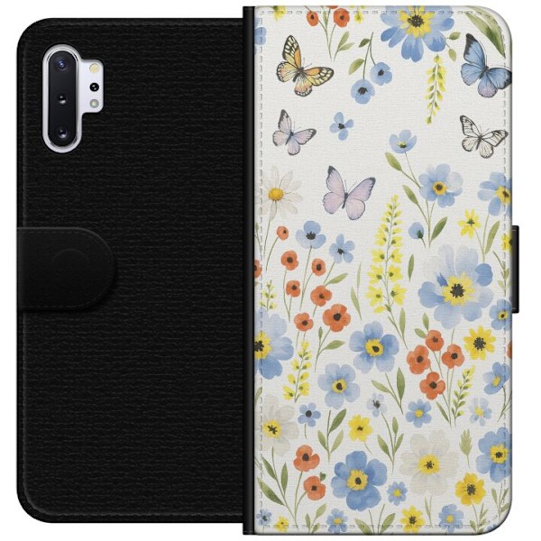 Samsung Galaxy Note10+ Plånboksfodral Sommarblommor