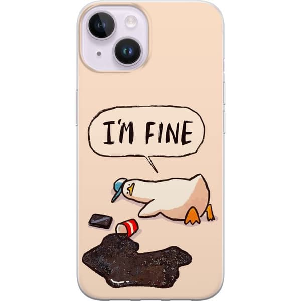 Kompatibelt Mobildeksel til Apple iPhone 14 Tanket and