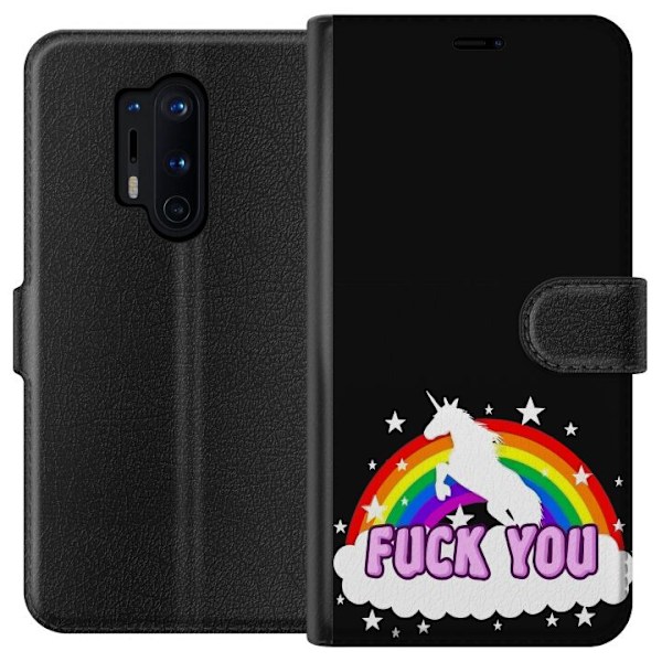 OnePlus 8 Pro Lompakkokotelo Yksisarvinen Sateenkaari