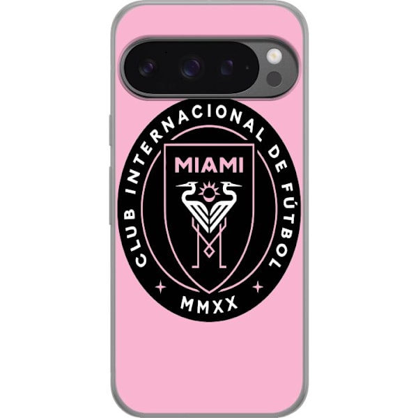 Google Pixel 9 Pro XL Läpinäkyvä kuori Inter Miami FC