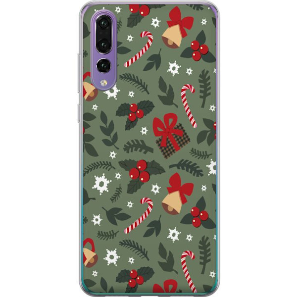 Huawei P20 Pro Gennemsigtig cover Glædelig Jul mønster