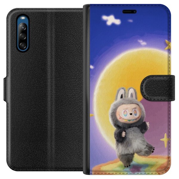 Sony Xperia L4 Tegnebogsetui Labubu Neon Pop - Neonfarvet pop