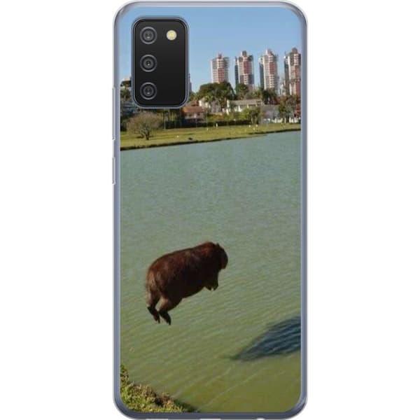 Kompatibelt Mobilskal till Samsung Galaxy A02s Capybara