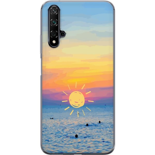 Huawei nova 5T Läpinäkyvä kuori Auringonlasku