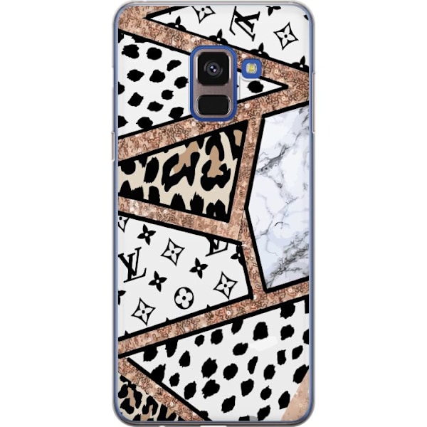 Samsung Galaxy A8 (2018) Gennemsigtig cover Luksuriøst Mønst