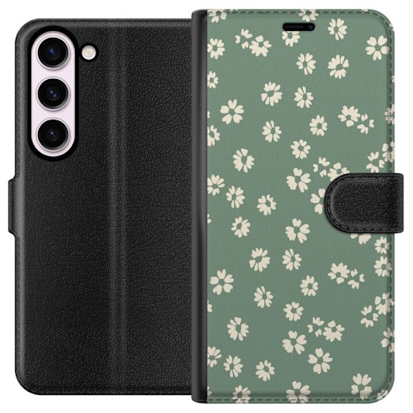 Samsung Galaxy S23 Plånboksfodral Blomsterdröm – färgglatt blommönster