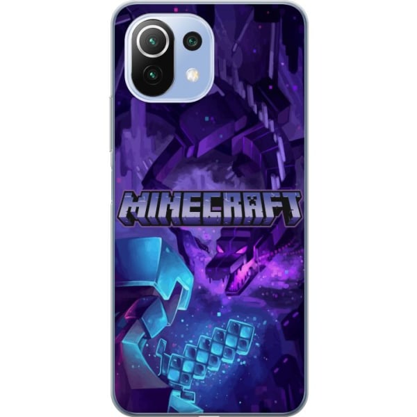 Xiaomi 11 Lite 5G NE Gennemsigtig cover Minecraft