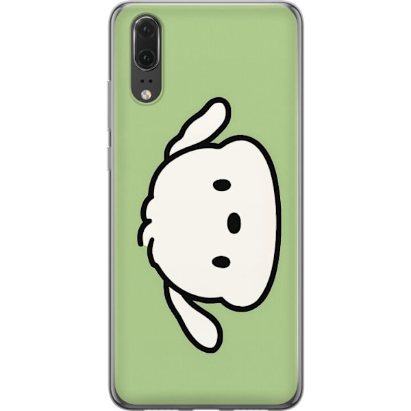 Huawei P20 Läpinäkyvä kuori Snoopy Flip