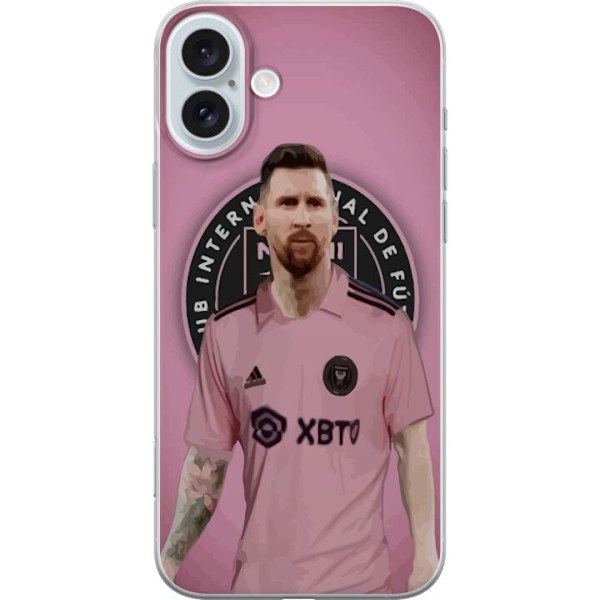 Apple iPhone 16 Plus Läpinäkyvä kuori Lionel Messi