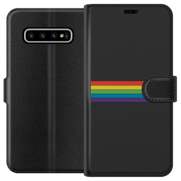 Kompatibelt Lommeboketui til Samsung Galaxy S10+ Pride
