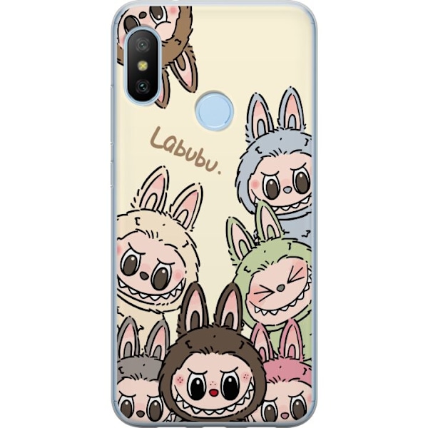 Xiaomi Mi A2 Lite Läpinäkyvä kuori Labubu Pastel Collection