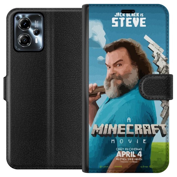 Motorola Moto G13 Lompakkokotelo Minecraft-elokuva