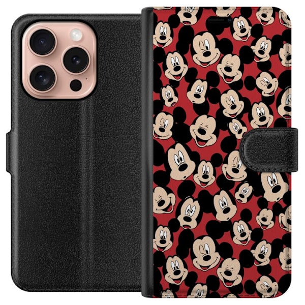 Apple iPhone 16 Pro Lompakkokotelo Mickey Mouse