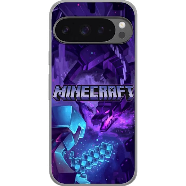 Google Pixel 9 Pro XL Gennemsigtig cover Minecraft