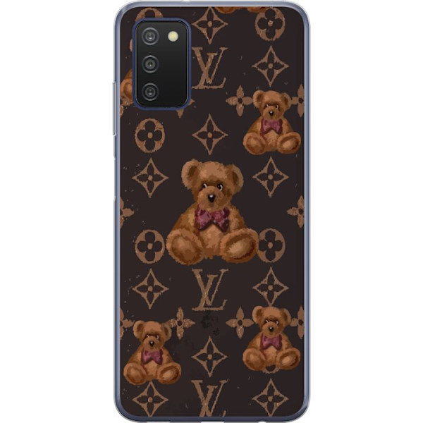 Samsung Galaxy A03s Gennemsigtig cover Louis Vuitton Teddybjørn Mønster Luksus Mode Design Populært Motiv Mode Trend Luksuriøse Accessories