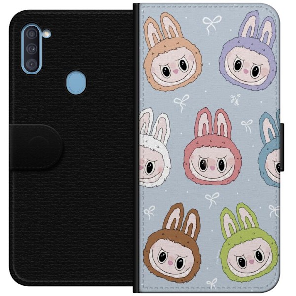 Samsung Galaxy A11 Plånboksfodral Pastel Labubu
