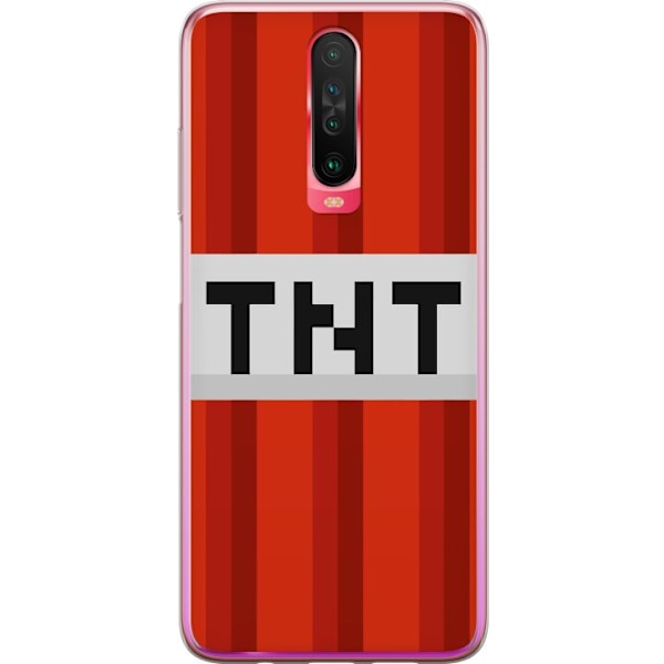 Xiaomi Redmi K30 Läpinäkyvä kuori Minecraft TNT