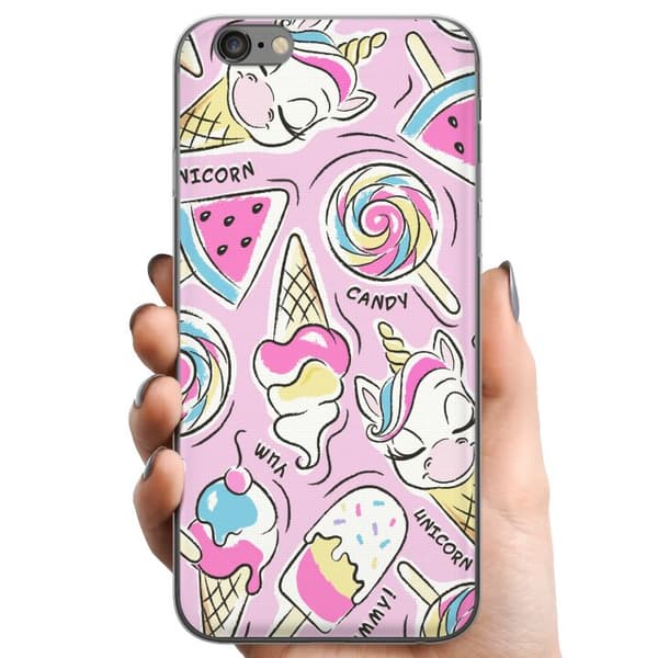Kompatibelt Mobilskal till Apple iPhone 6s Plus Unicorn Candy