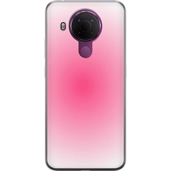 Nokia 5.4 Gennemsigtig cover Rosa Sky