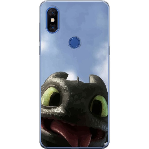 Xiaomi Mi Mix 3 Genomskinligt Skal How to Train Your Dragon (D