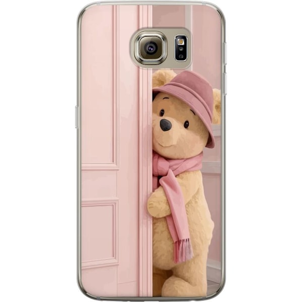 Samsung Galaxy S6 Gennemsigtig cover Nalle Puh Disney Motiv Tegneserie Klassisk Populær Børnemotiv Disney-karakter Ikonisk Karakter