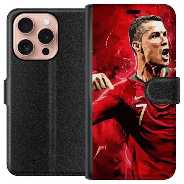 Apple iPhone 16 Pro Lompakkokotelo Ronaldo