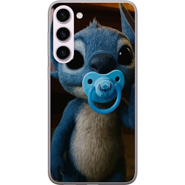 Samsung Galaxy S23+ Läpinäkyvä kuori Stitch & Napp - vauvateema söpöllä hahmolla