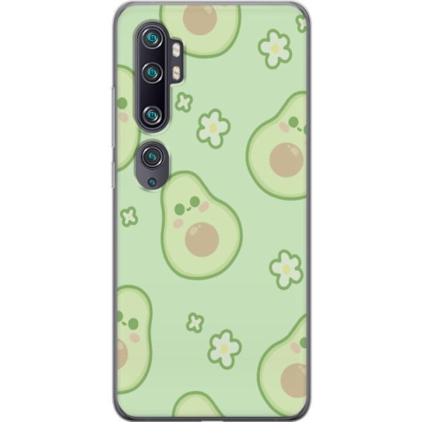 Xiaomi Mi Note 10 Gennemsigtig cover Avocado Sød