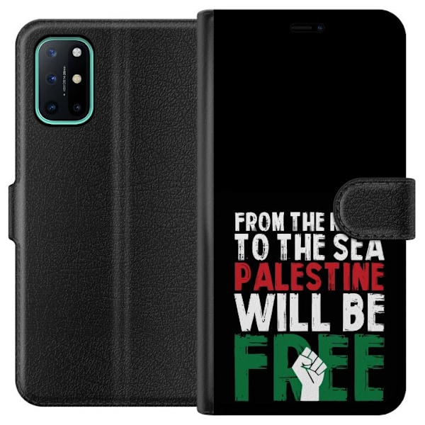 OnePlus 8T Plånboksfodral Free Palestine – politiskt statem