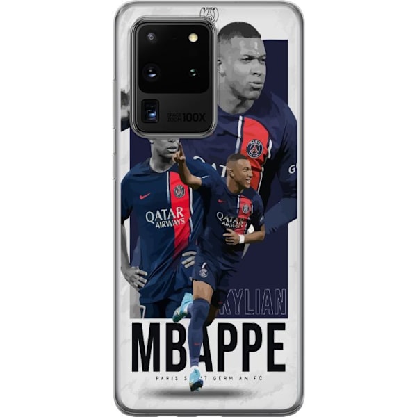 Samsung Galaxy S20 Ultra Genomskinligt Skal Kylian Mbappé