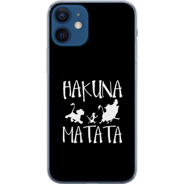 Apple iPhone 12 mini Cover / Mobilcover - Hakuna Matata