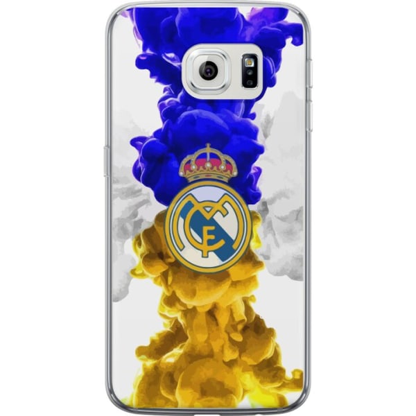 Samsung Galaxy S6 edge Gennemsigtig cover Real Madrid Farver