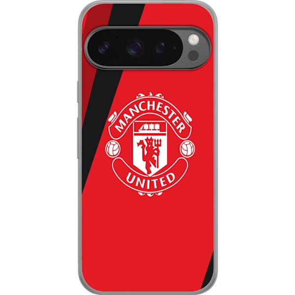 Google Pixel 9 Pro XL Genomskinligt Skal Manchester United FC