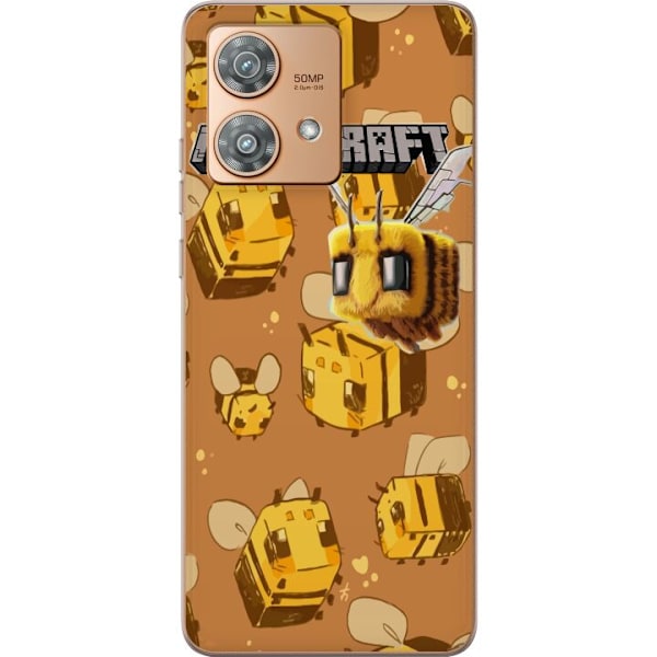 Motorola Edge 40 Neo Gjennomsiktig deksel Minecraft Bi