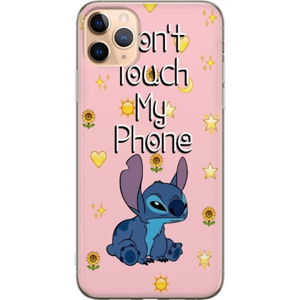 Apple iPhone 11 Pro Max Genomskinligt Skal Stitch rör ej