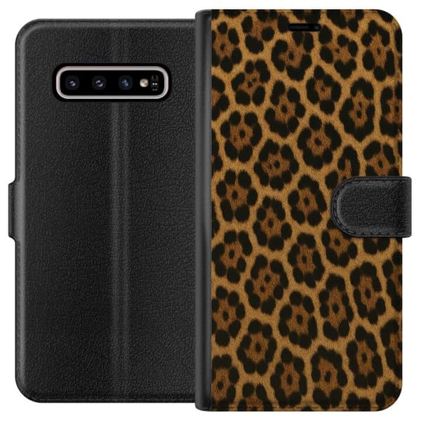 Kompatibelt Lommeboketui til Samsung Galaxy S10+ PredaDots